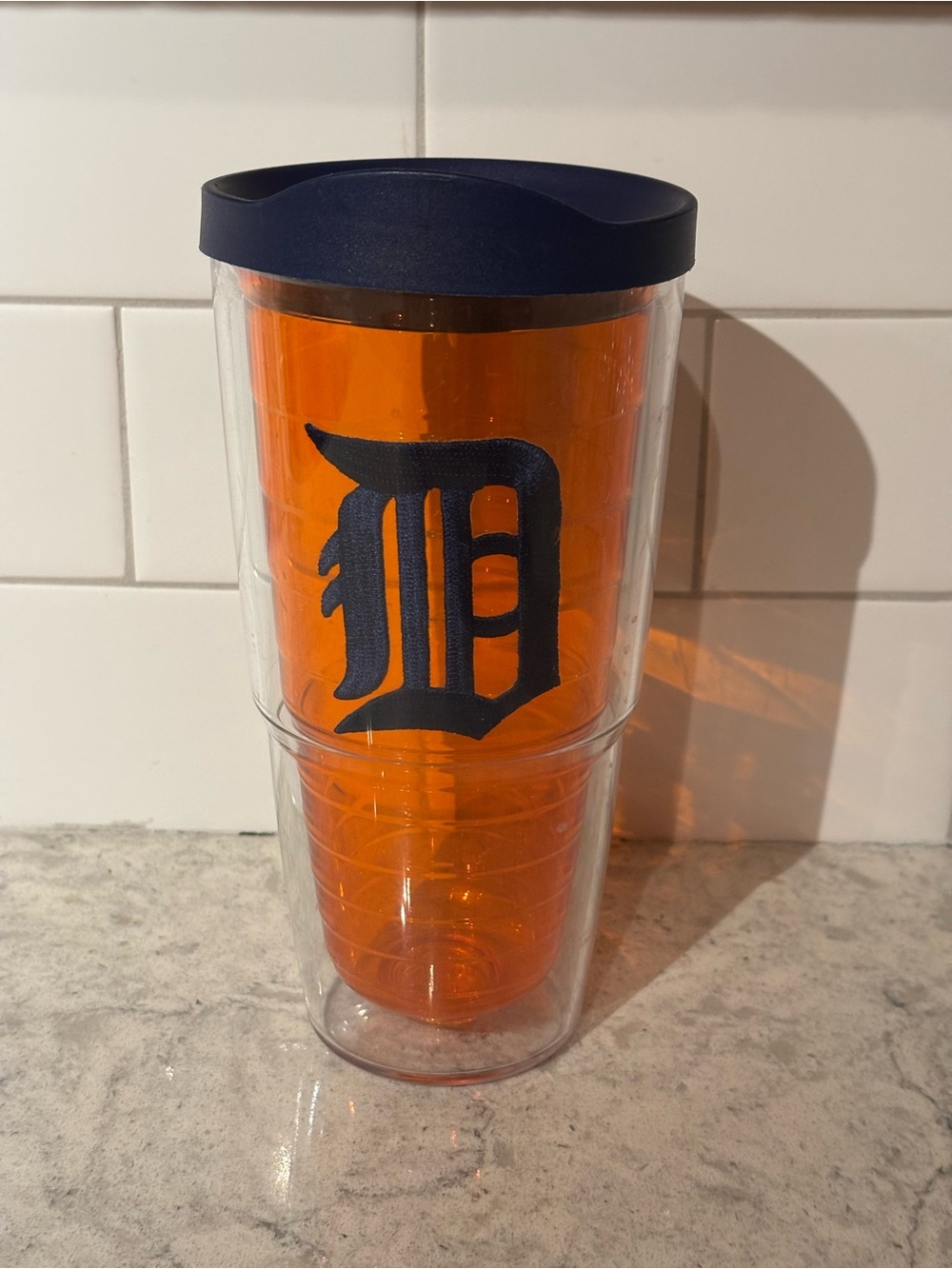 Detroit Tigers Drink Tumbler w Lid 24 oz.